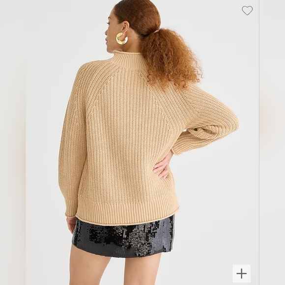NWT J. Crew Relaxed Rollneck sweater, XXS - Picture 4 of 8